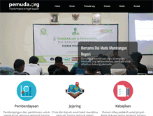 Tablet Screenshot of pemuda.org